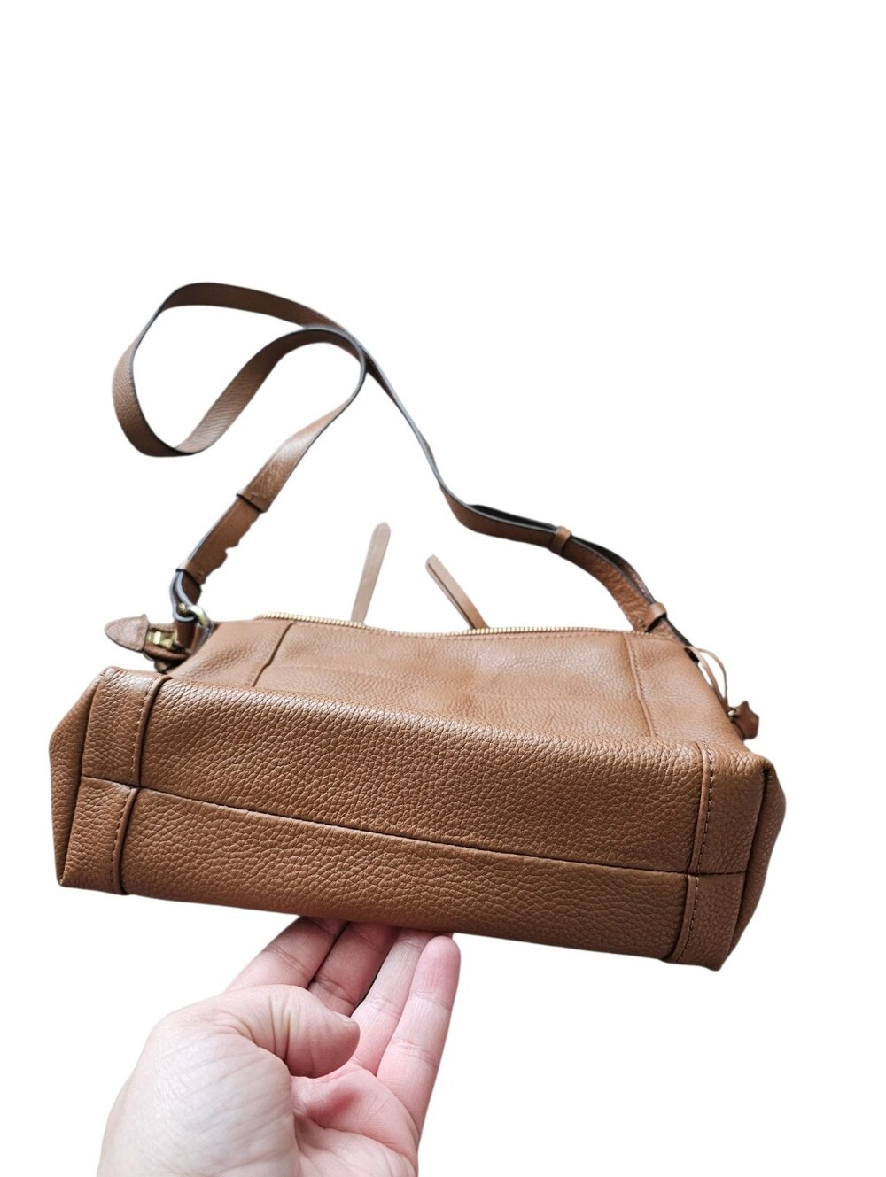RADLEY London Fountain Road Leather Crossbody Handbag Tan Bag - Picture 4 of 8